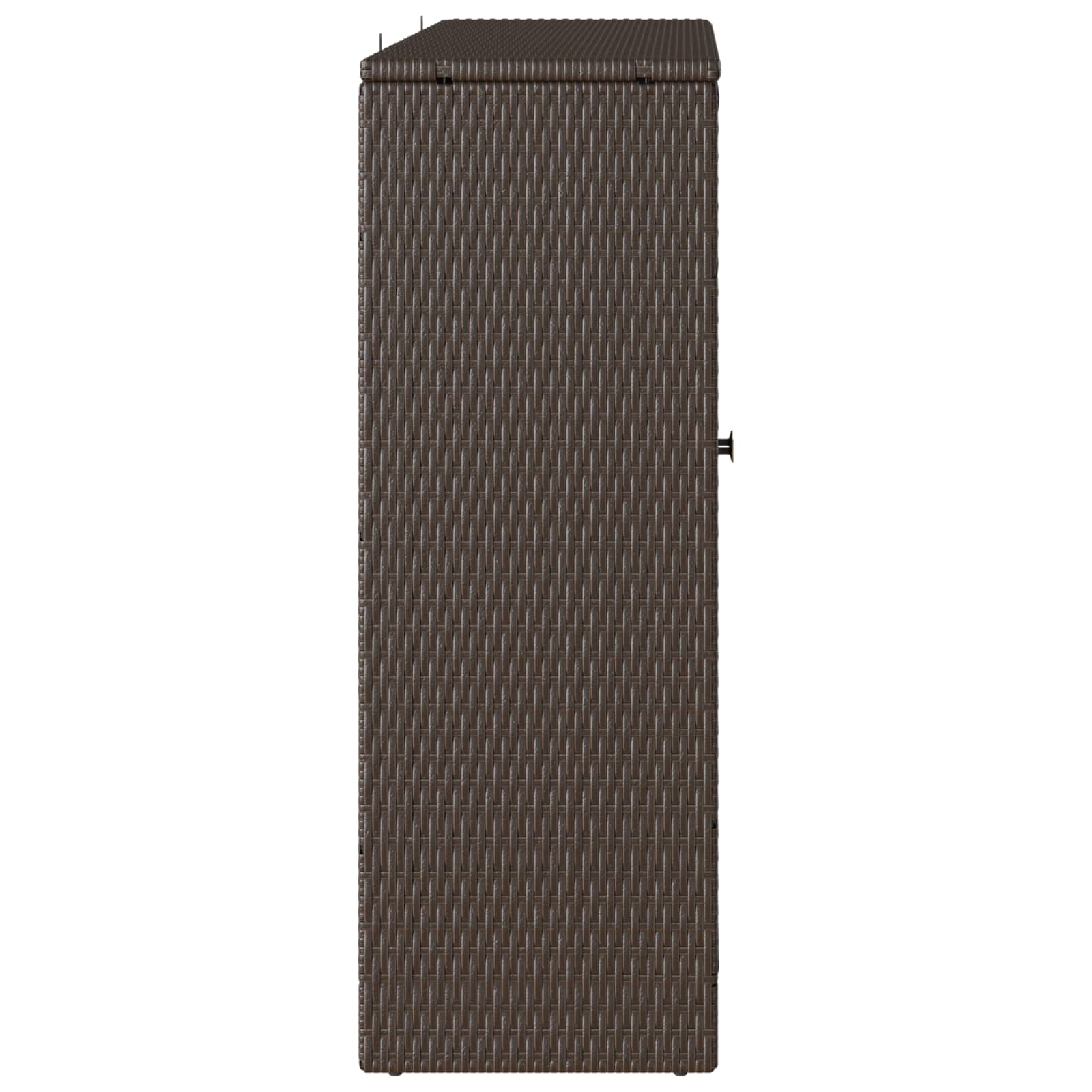 vidaXL Szafka do przechowywania Brązowy 100 x 36 x 102 cm rattan