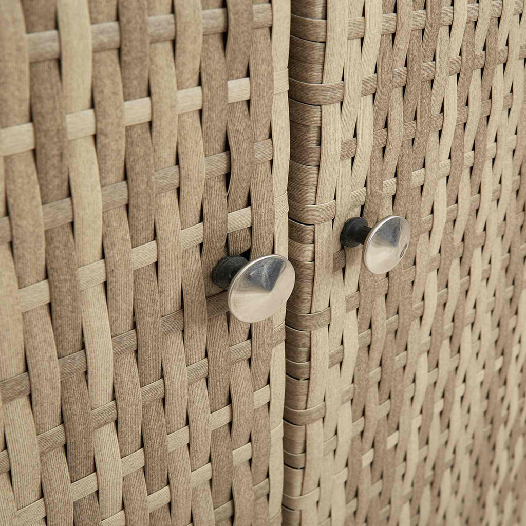 vidaXL Szafka do przechowywania Beżowy 100 x 36 x 102 cm rattan