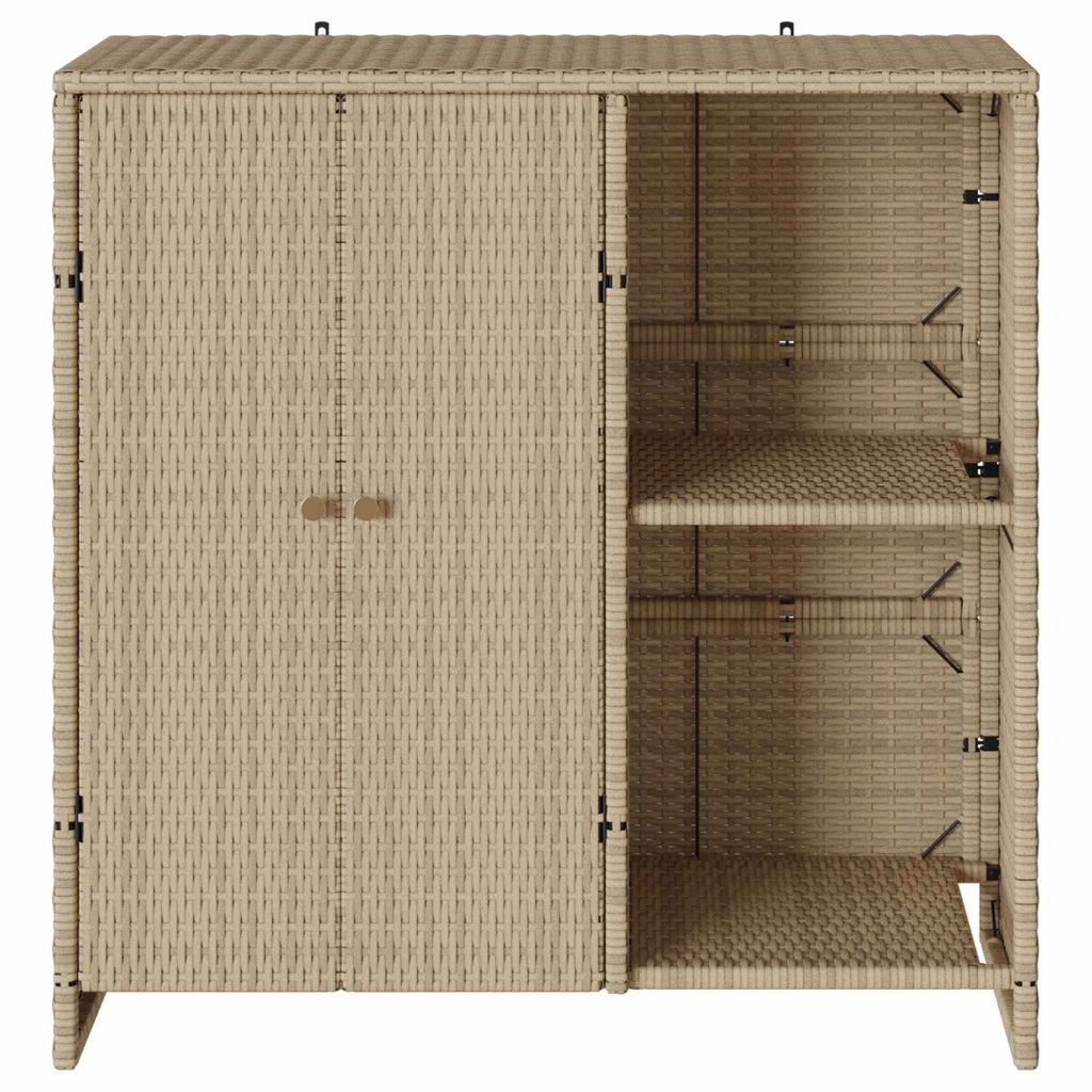 vidaXL Szafka do przechowywania Beżowy 100 x 36 x 102 cm rattan