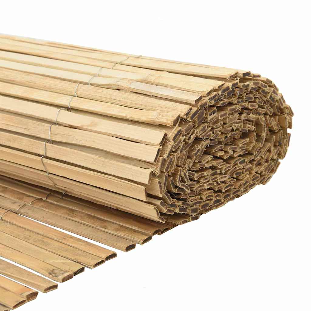 vidaXL Bambusowe ogrodzenie Naturalny 400 x 150 cm Bambus