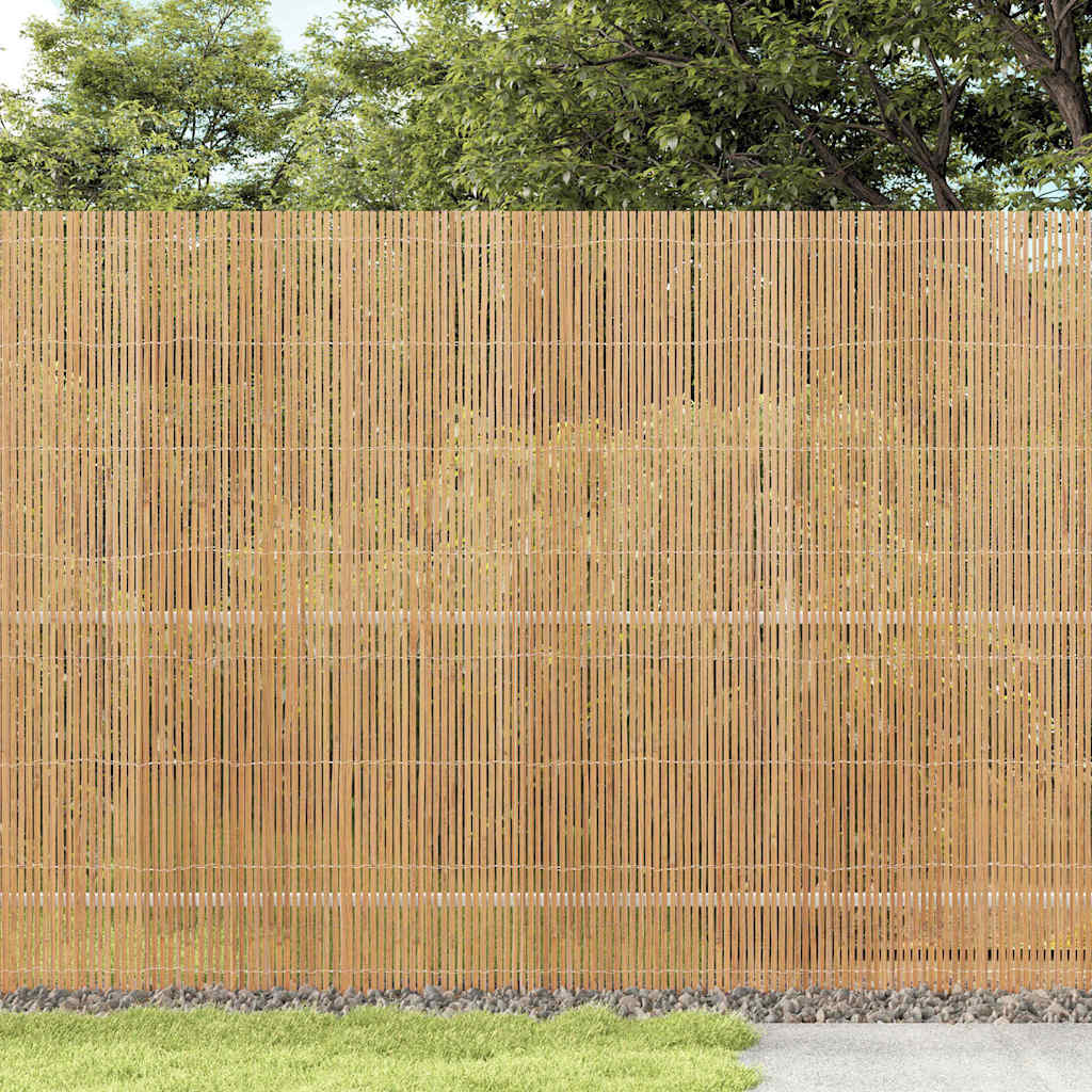 vidaXL Bambusowe ogrodzenie Naturalny 400 x 150 cm Bambus