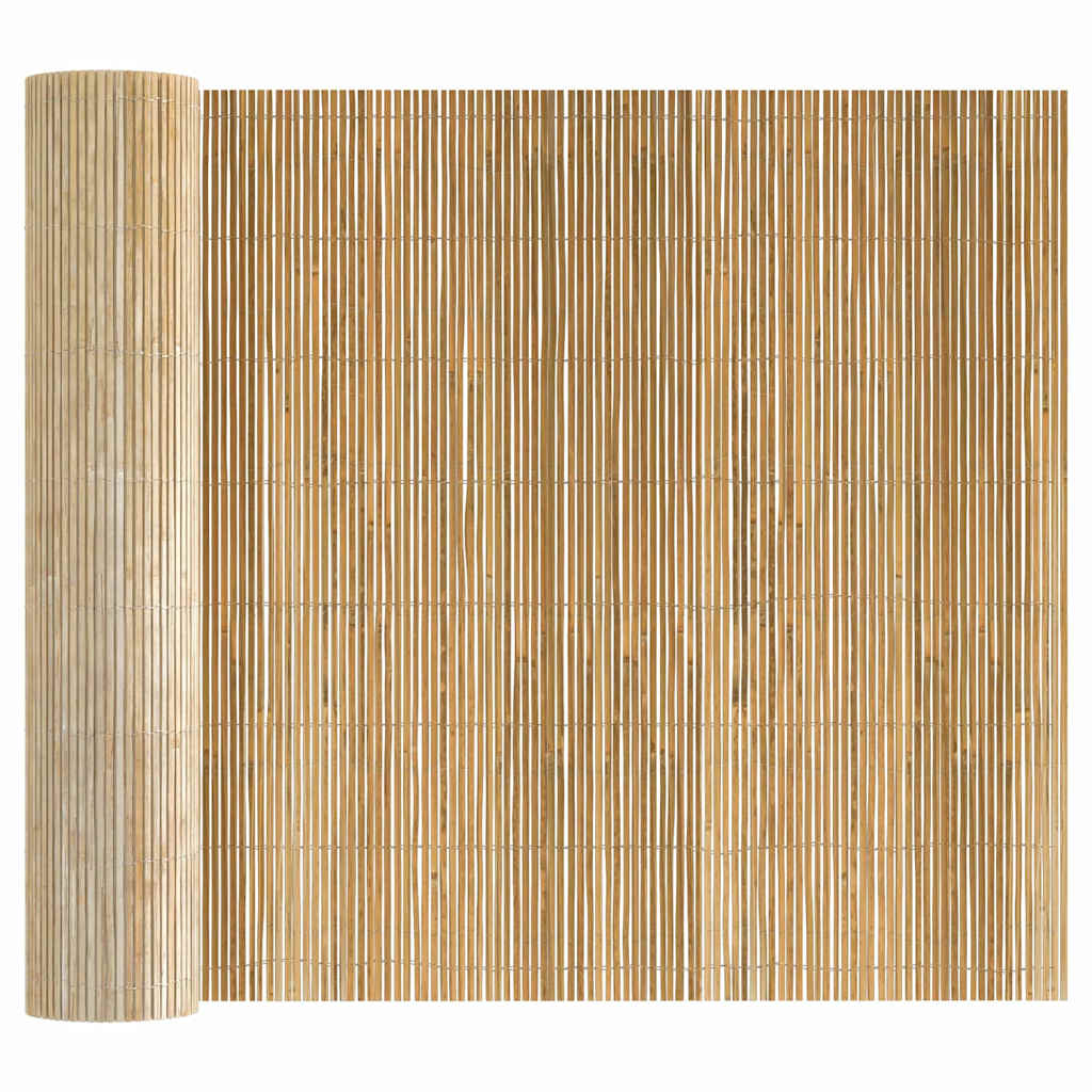 vidaXL Bambusowe ogrodzenie Naturalny 400 x 150 cm Bambus
