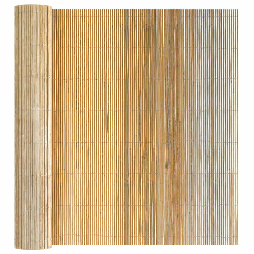 vidaXL Bambusowe ogrodzenie Naturalny 400 x 180 cm Bambus