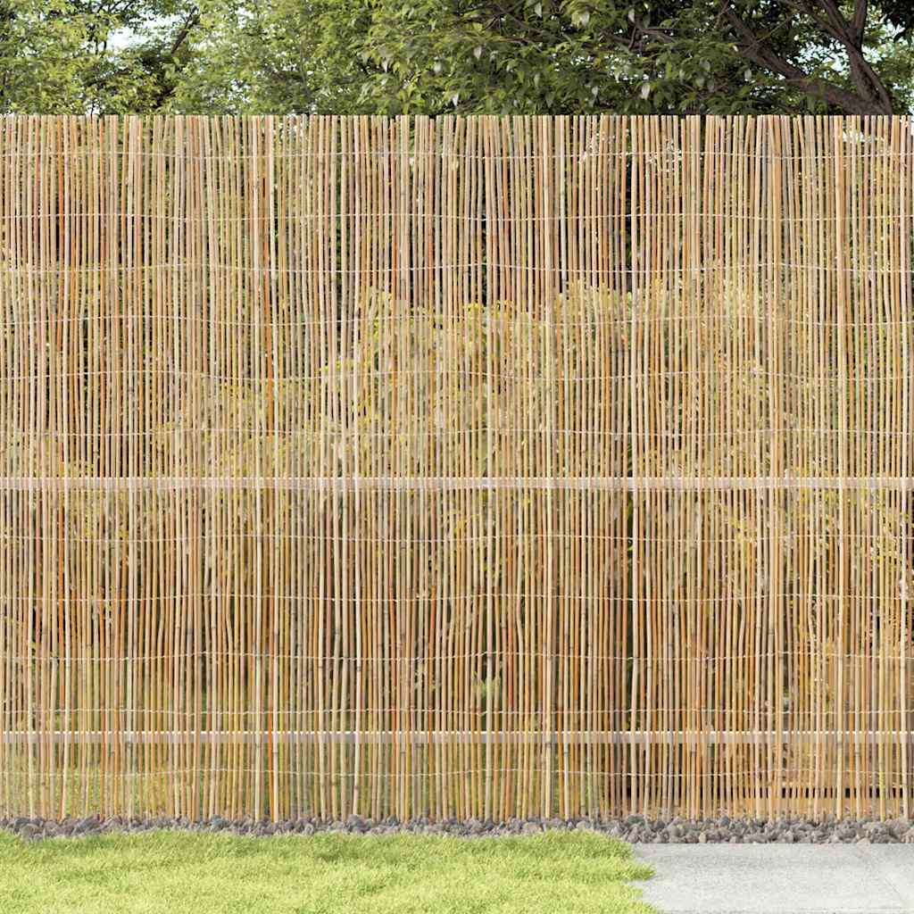vidaXL Bambusowe ogrodzenie Naturalny 300 x 180 cm Bambus