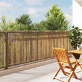 vidaXL Bambusowe ogrodzenie Naturalny 600 x 125 cm Bambus