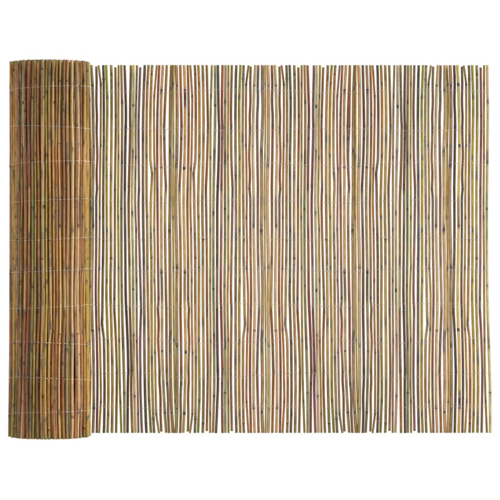 vidaXL Bambusowe ogrodzenie Naturalny 500 x 150 cm Bambus