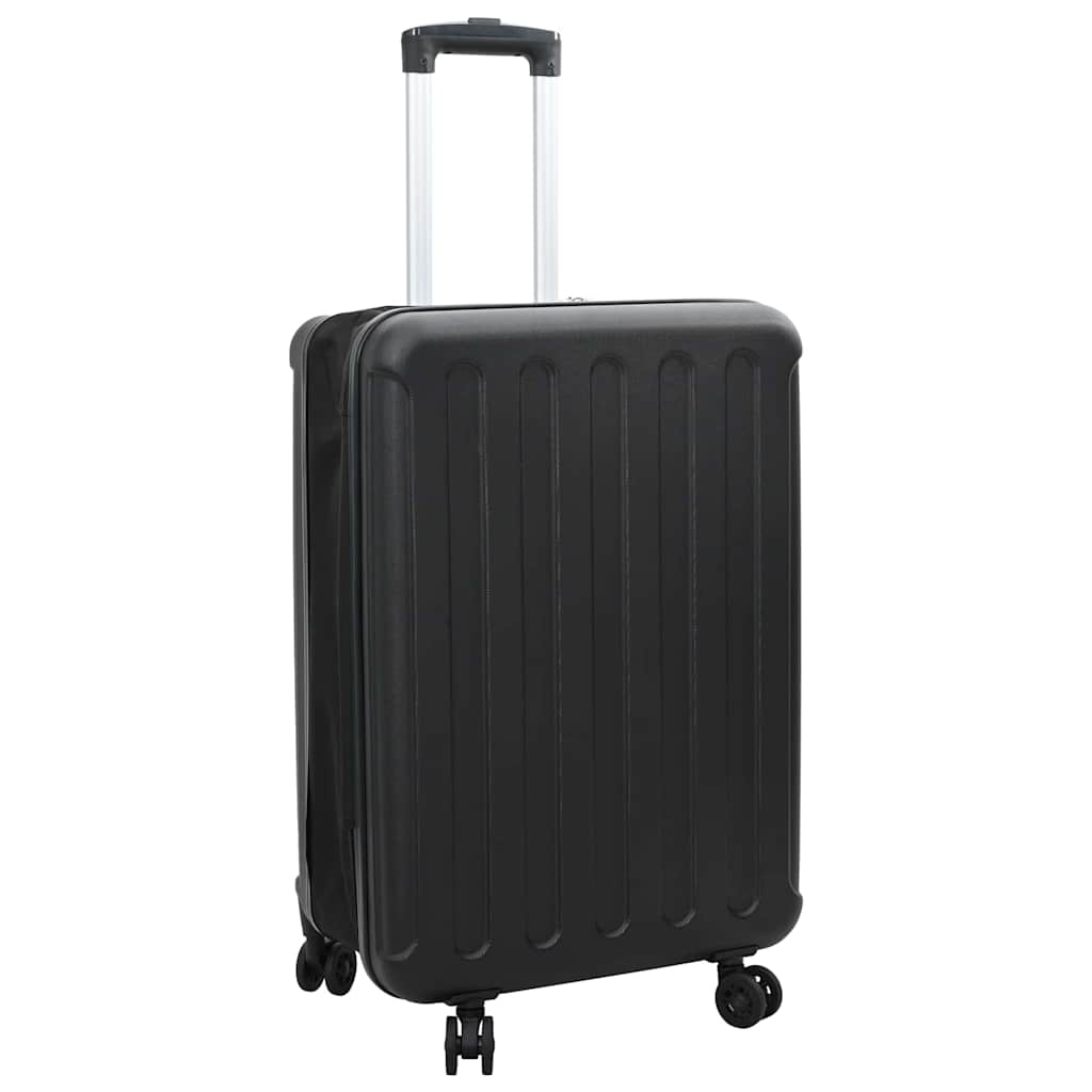 vidaXL Walizka Z blokadą Czarny 34 x 23 x 55.5 cm Plastik ABS