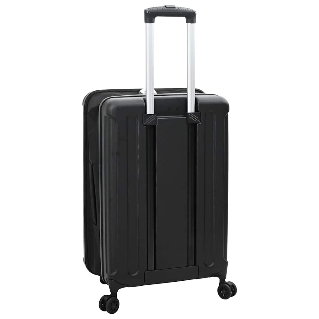 vidaXL Walizka Z blokadą Czarny 34 x 23 x 55.5 cm Plastik ABS