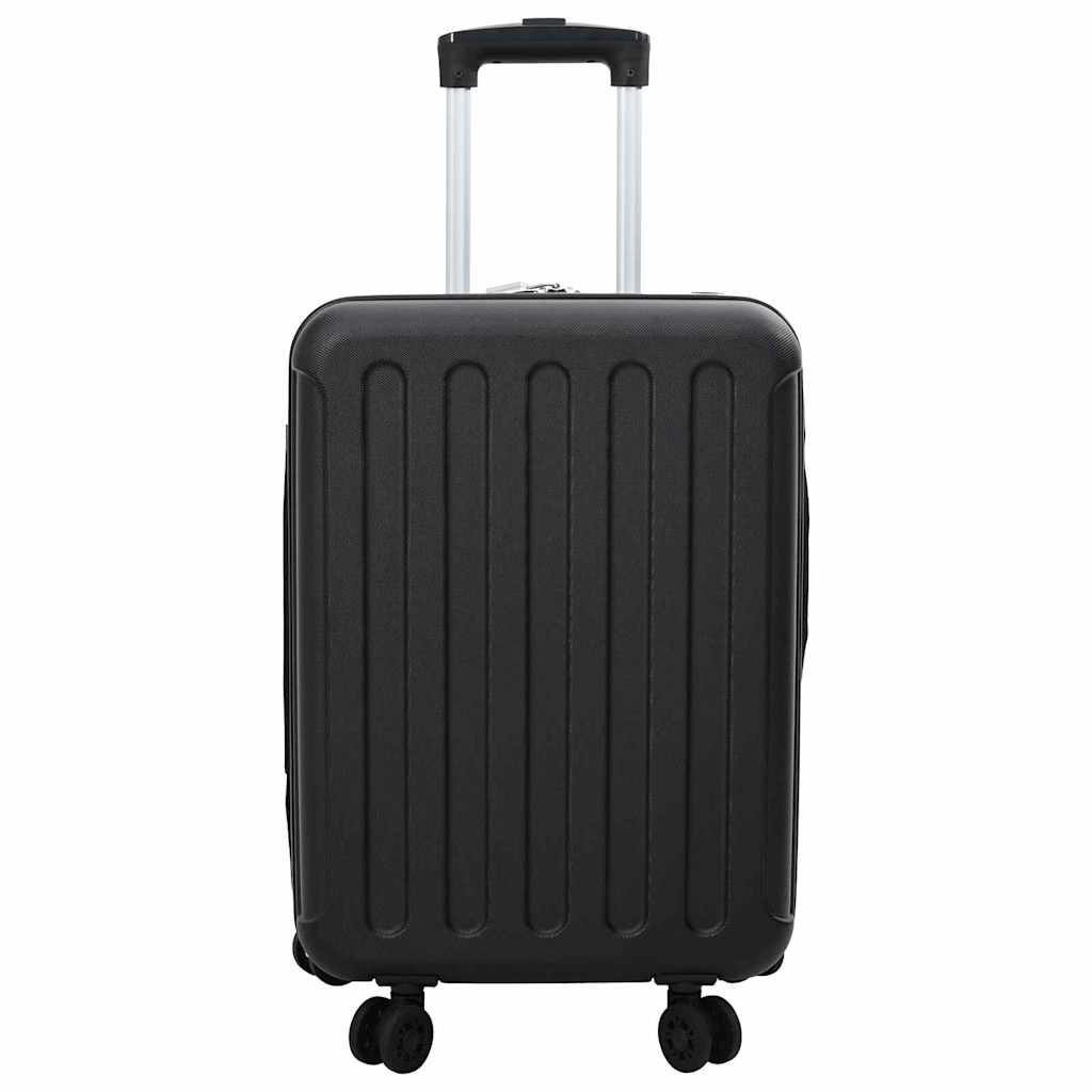 vidaXL Walizka Z blokadą Czarny 34 x 23 x 55.5 cm Plastik ABS