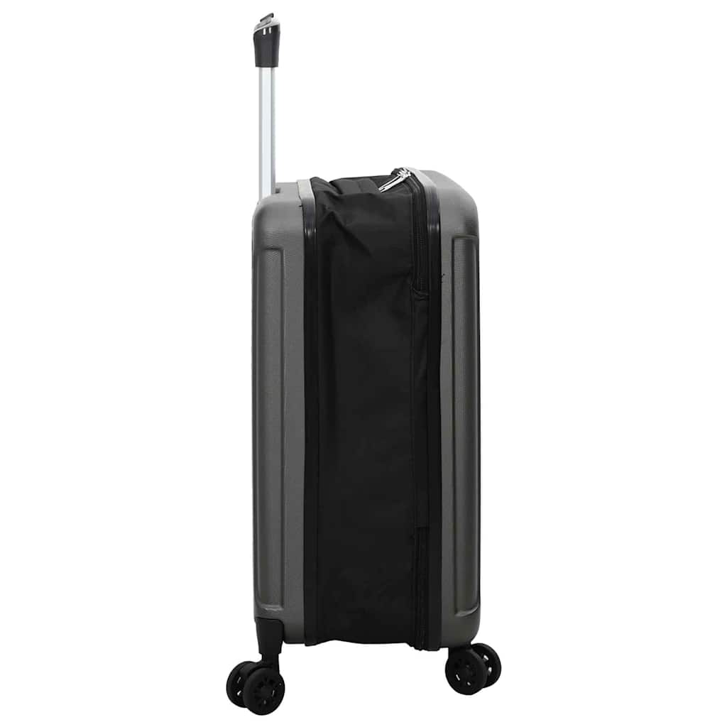 vidaXL Walizka Z blokadą ciemno szary 34 x 23 x 55.5 cm Plastik ABS