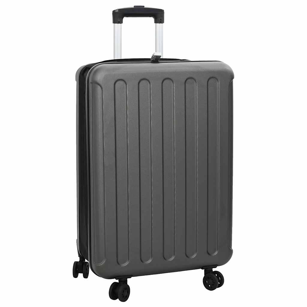 vidaXL Walizka Z blokadą ciemno szary 43 x 27 x 66 cm Plastik ABS