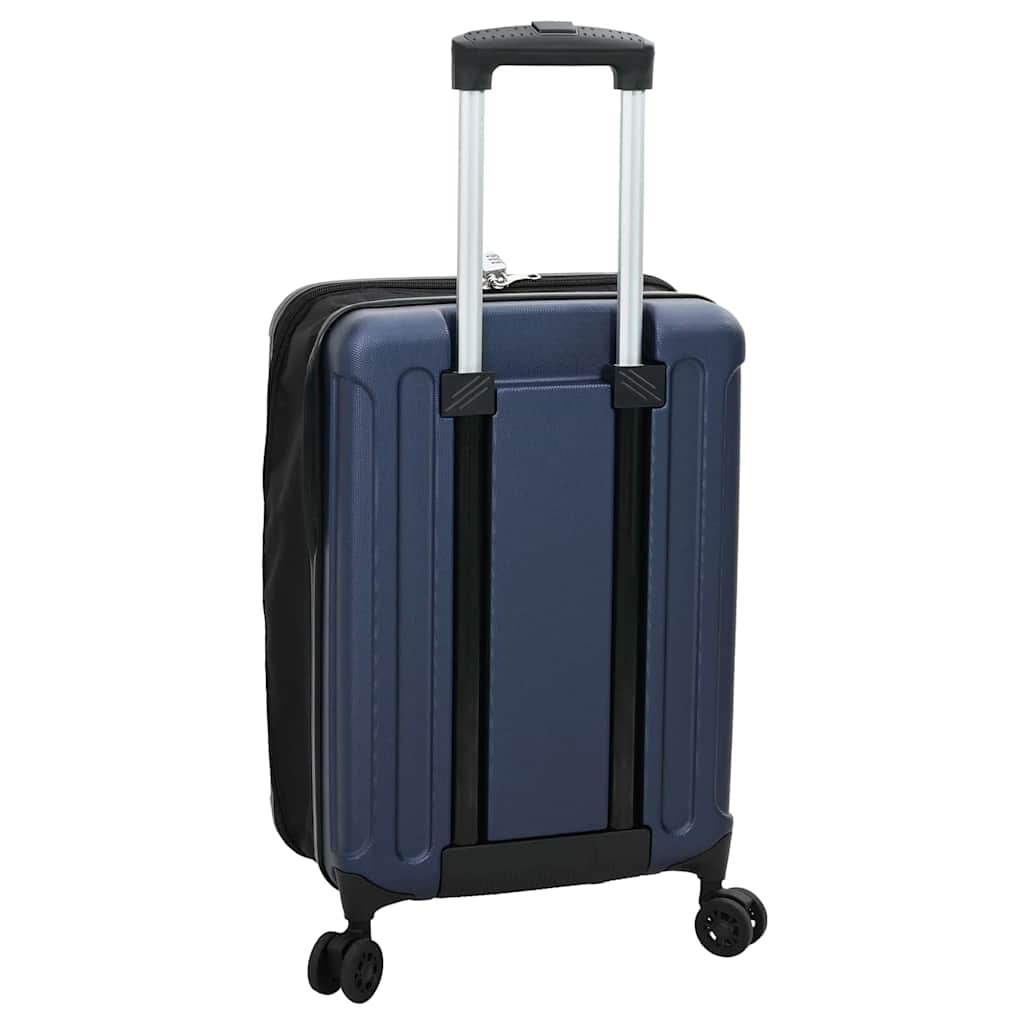 vidaXL Walizka Z blokadą granatowy 34 x 23 x 55.5 cm Plastik ABS