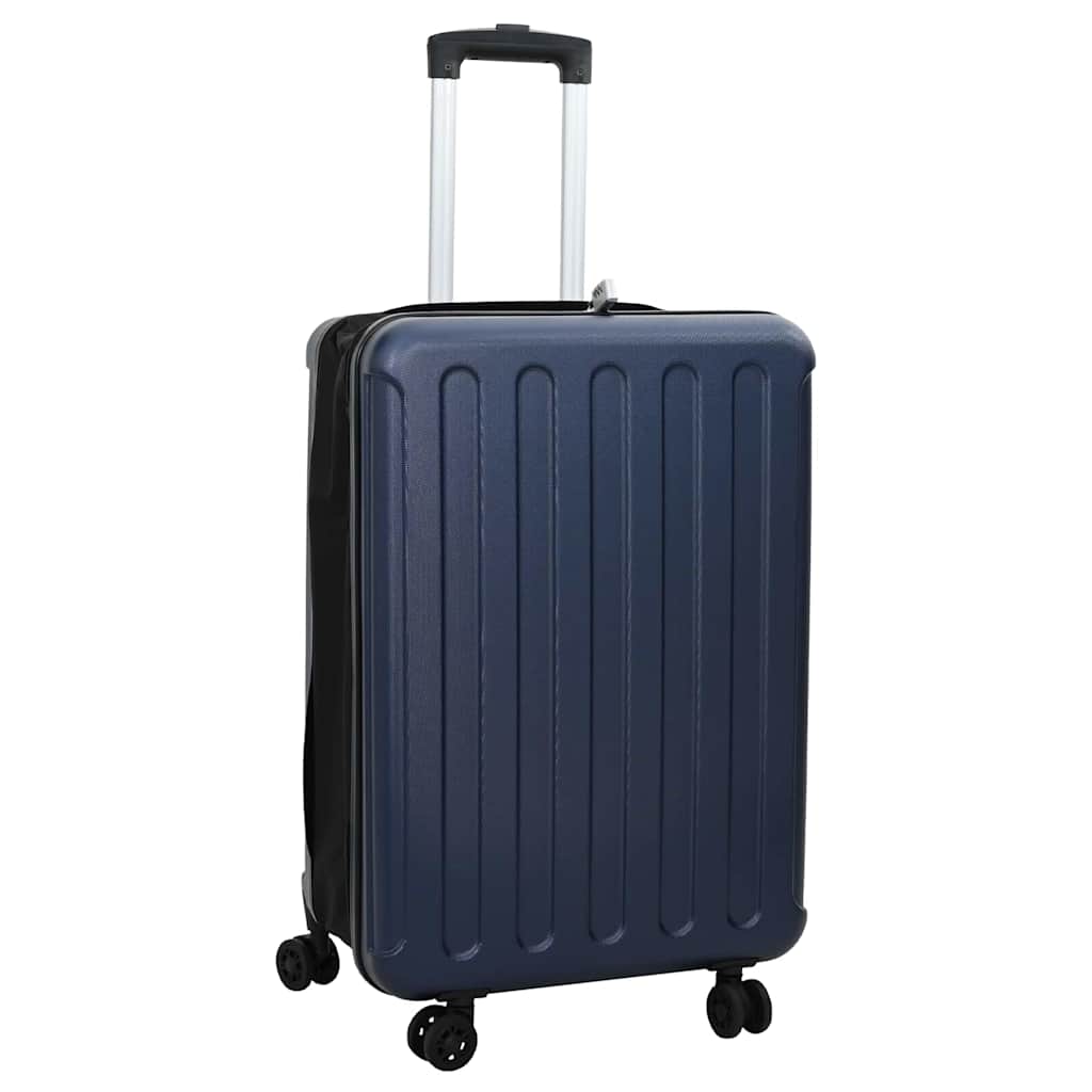 vidaXL Walizka Z blokadą granatowy 43 x 27 x 66 cm Plastik ABS