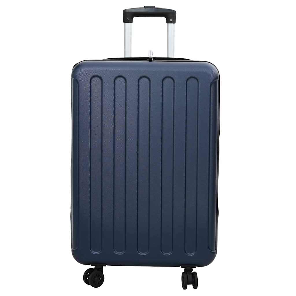vidaXL Walizka Z blokadą granatowy 43 x 27 x 66 cm Plastik ABS