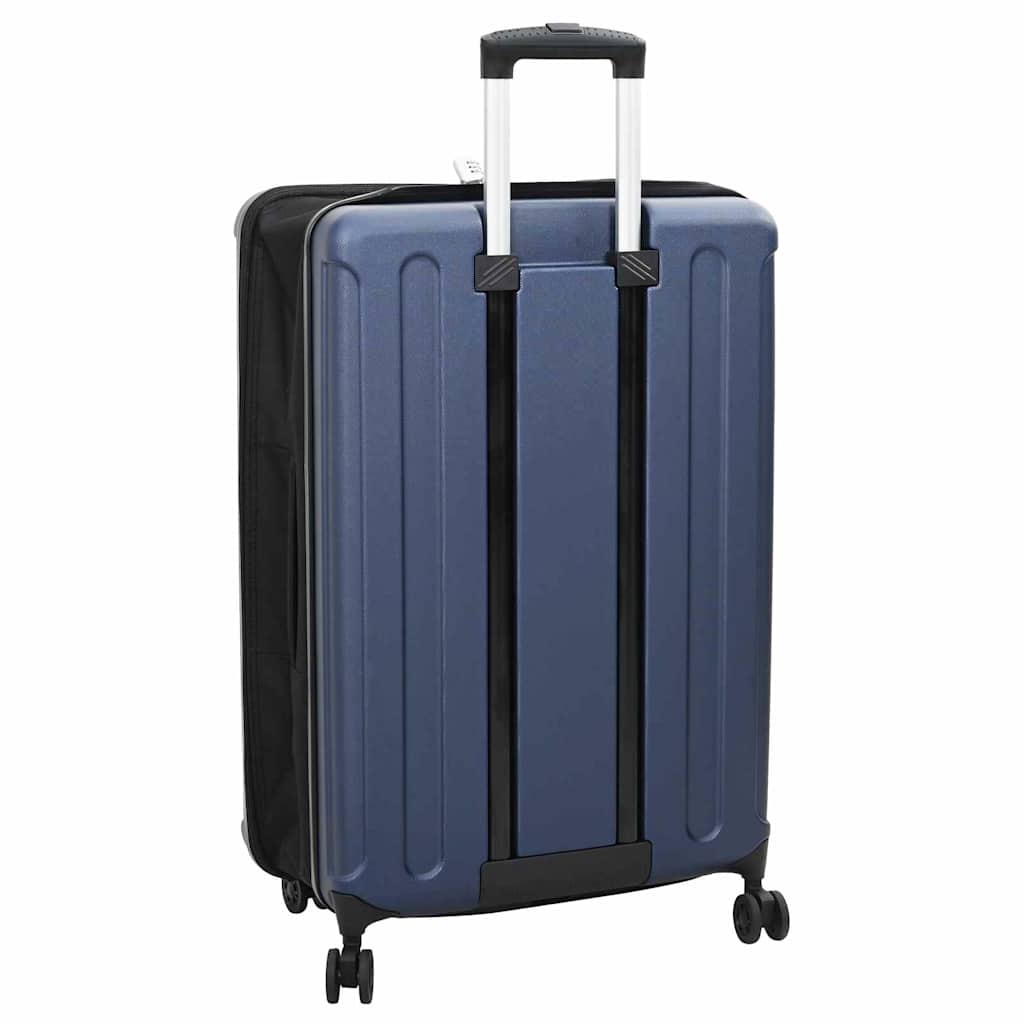 vidaXL Walizka Z blokadą granatowy 50 x 30 x 76 cm Plastik ABS