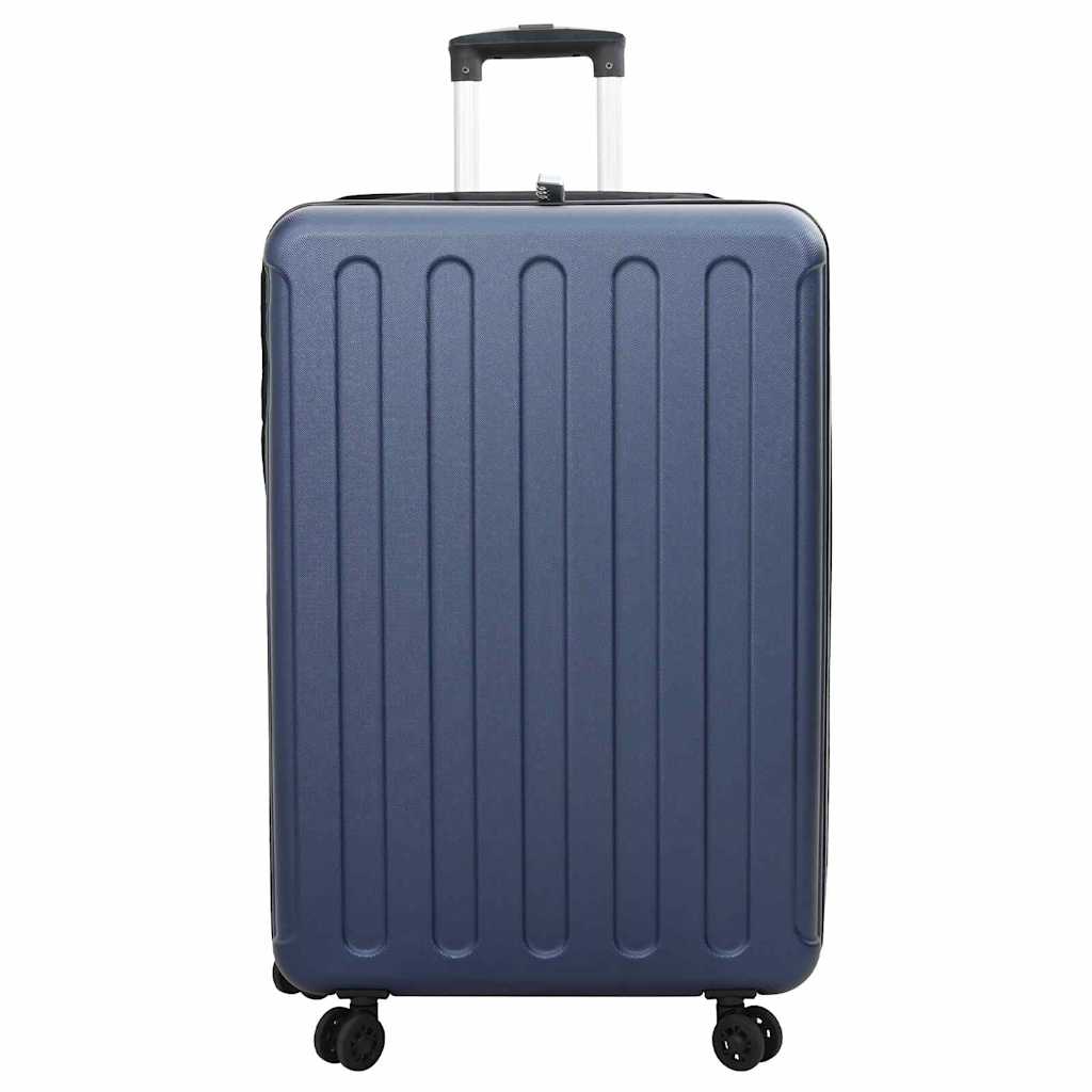 vidaXL Walizka Z blokadą granatowy 50 x 30 x 76 cm Plastik ABS