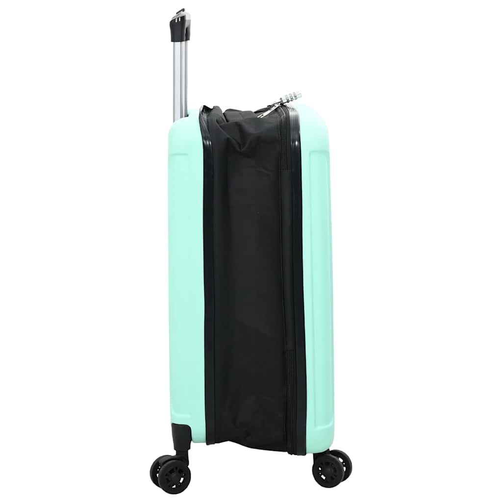 vidaXL Walizka Z blokadą miętowy 34 x 23 x 55.5 cm Plastik ABS