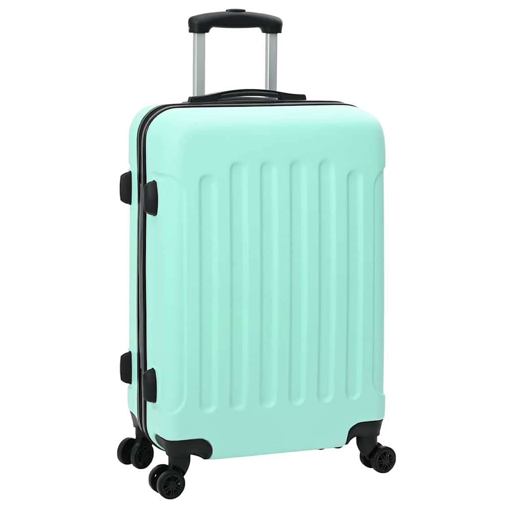 vidaXL Walizka Z blokadą 3 pcs miętowy 50 x 31 x 78 cm Plastik ABS