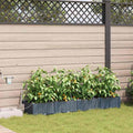 vidaXL Doniczka ogrodowa 4 pcs Jasnoszary 160 x 40 x 22 cm