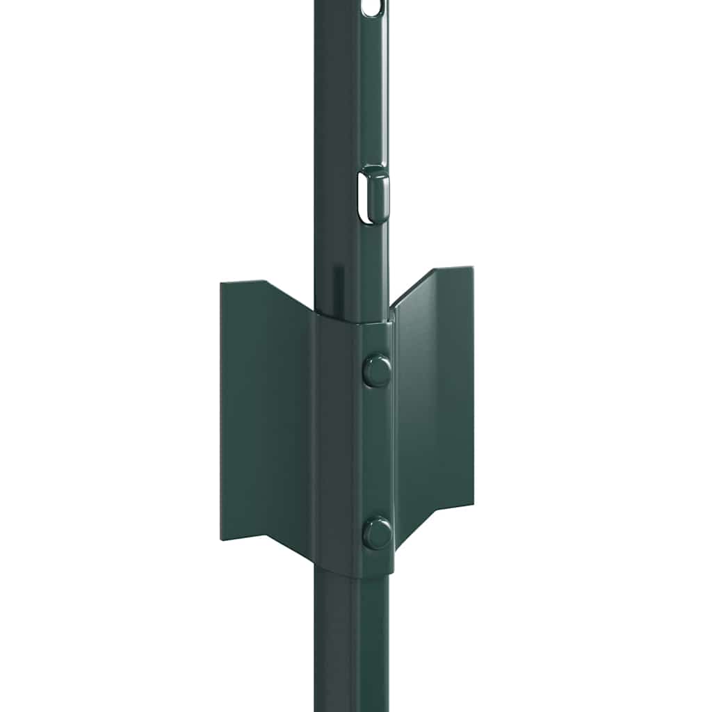 vidaXL Wbudowany słupek ogrodzeniowy 5 szt. zielony 120 cm