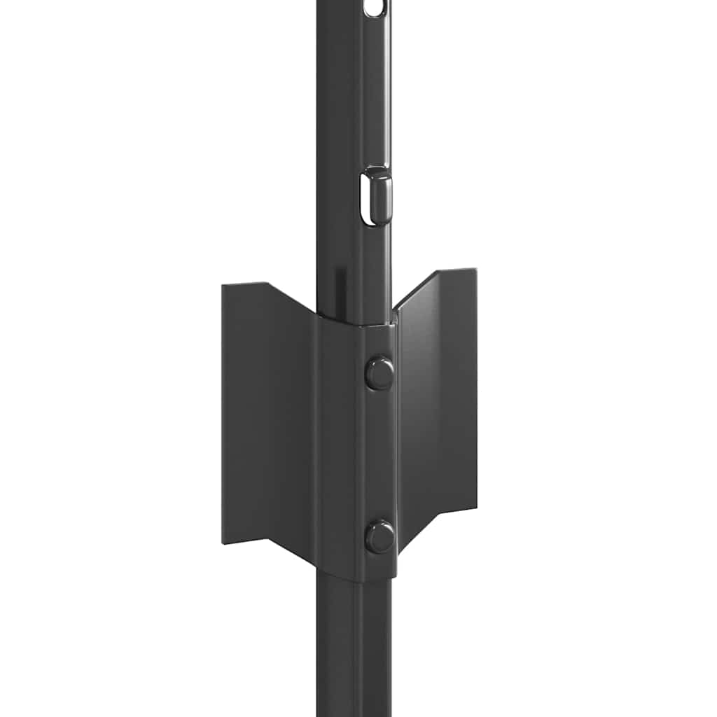 vidaXL Wbudowany słupek ogrodzeniowy 11 szt. Szary 100 cm