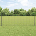 vidaXL Wbudowany słupek ogrodzeniowy 11 szt. Szary 120 cm