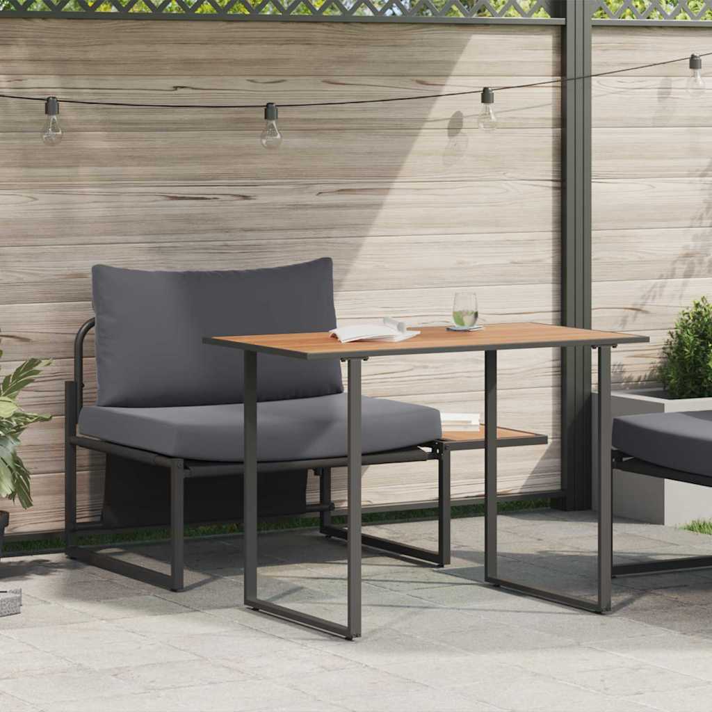 vidaXL Nawoz stalowy na zewnątrz 2 pcs Antracyt Stal
