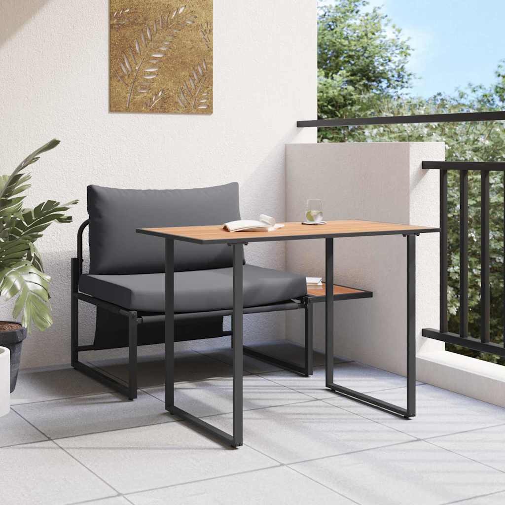 vidaXL Nawoz stalowy na zewnątrz 2 pcs Antracyt Stal