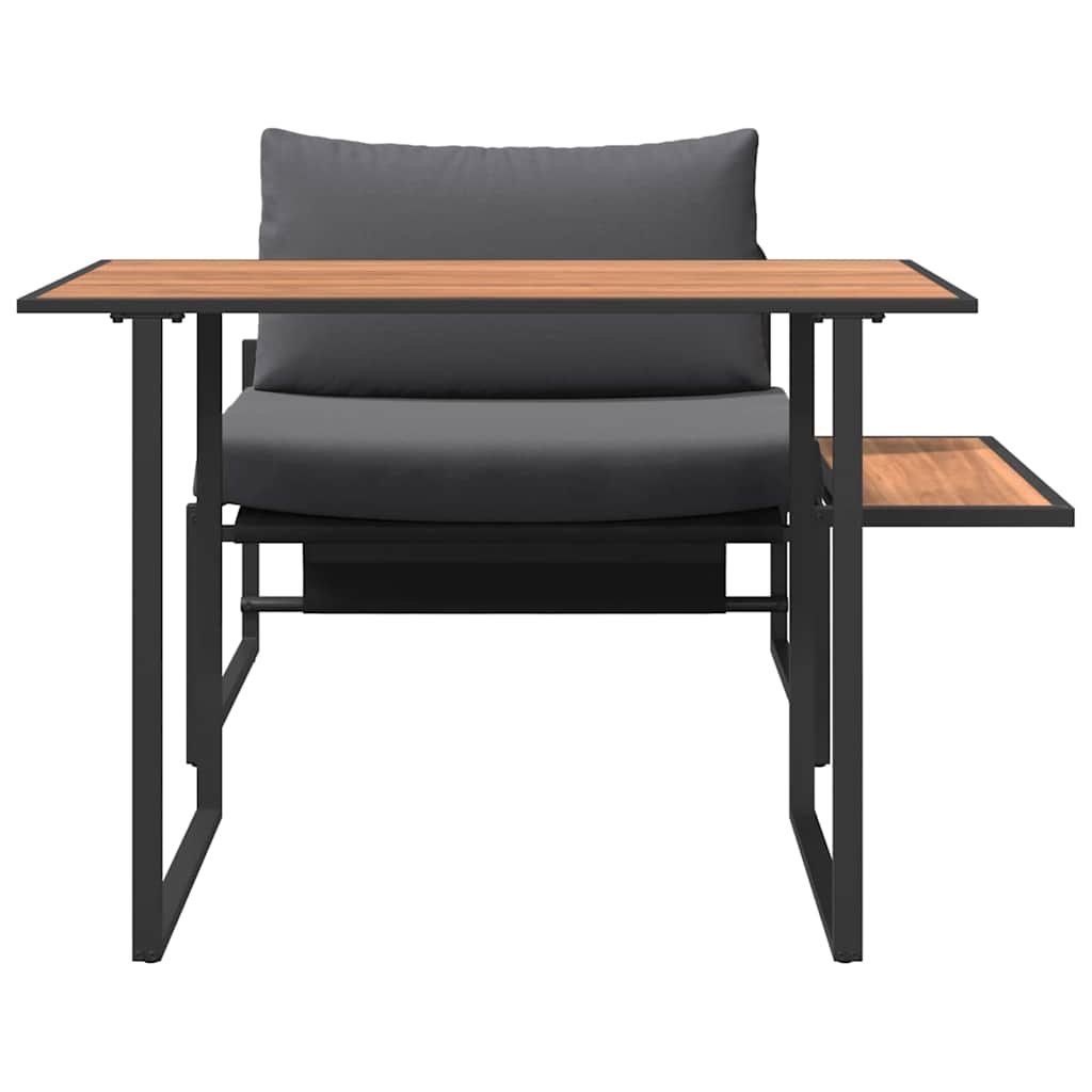 vidaXL Nawoz stalowy na zewnątrz 2 pcs Antracyt Stal