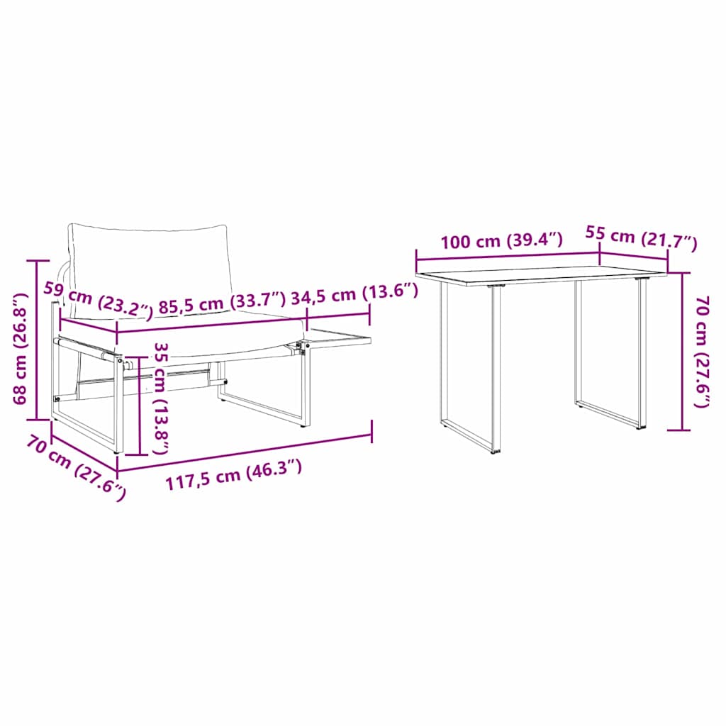 vidaXL Nawoz stalowy na zewnątrz 2 pcs Antracyt Stal