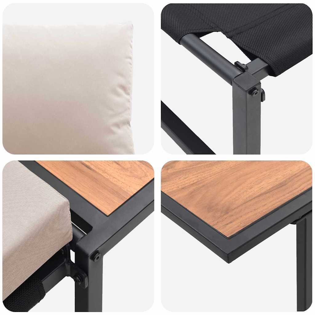 vidaXL Nawoz stalowy na zewnątrz 2 pcs Ciemnoszary Stal