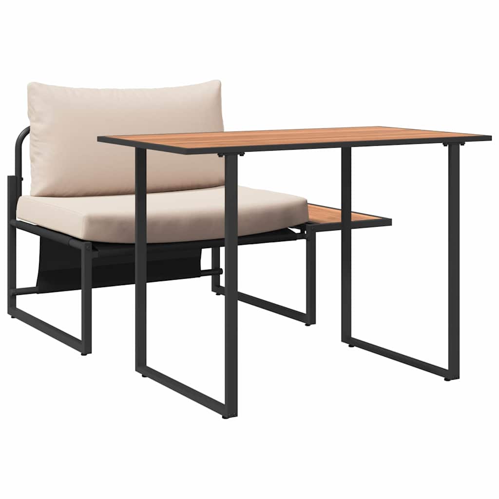 vidaXL Nawoz stalowy na zewnątrz 2 pcs Ciemnoszary Stal