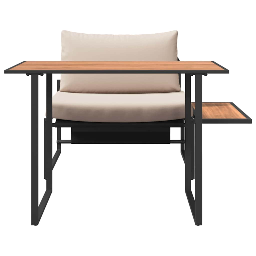 vidaXL Nawoz stalowy na zewnątrz 2 pcs Ciemnoszary Stal