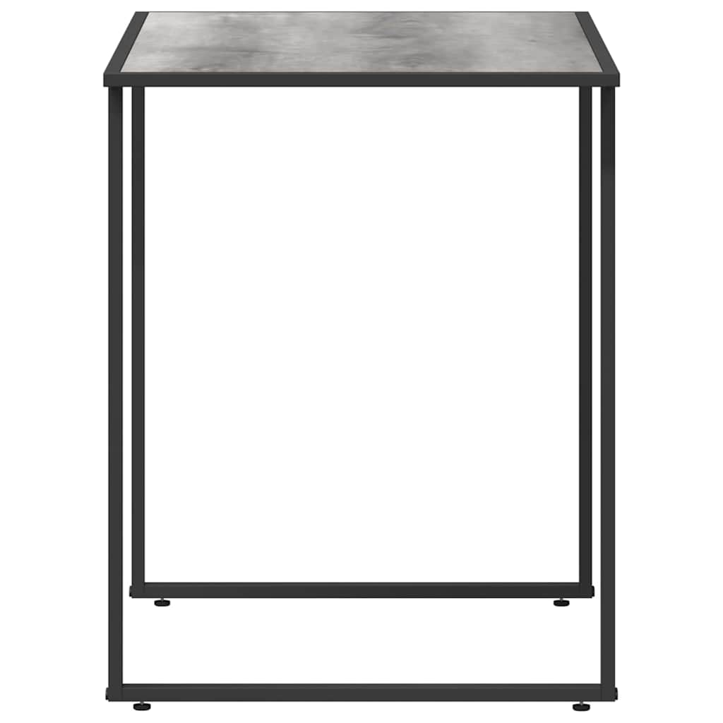 vidaXL Stół Ogrodowy Szary 100 x 55 x 70 cm drewno