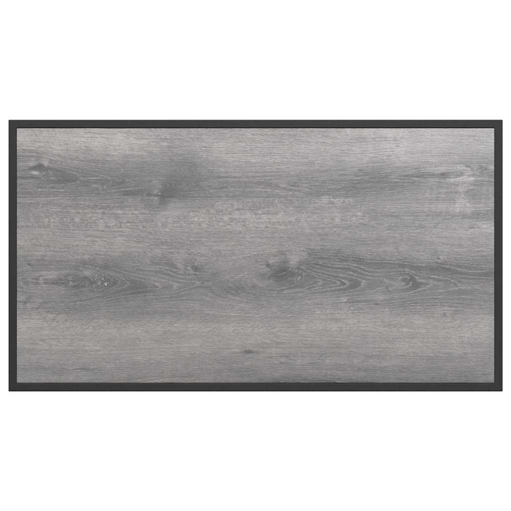 vidaXL Stół Ogrodowy Szary 100 x 55 x 70 cm drewno