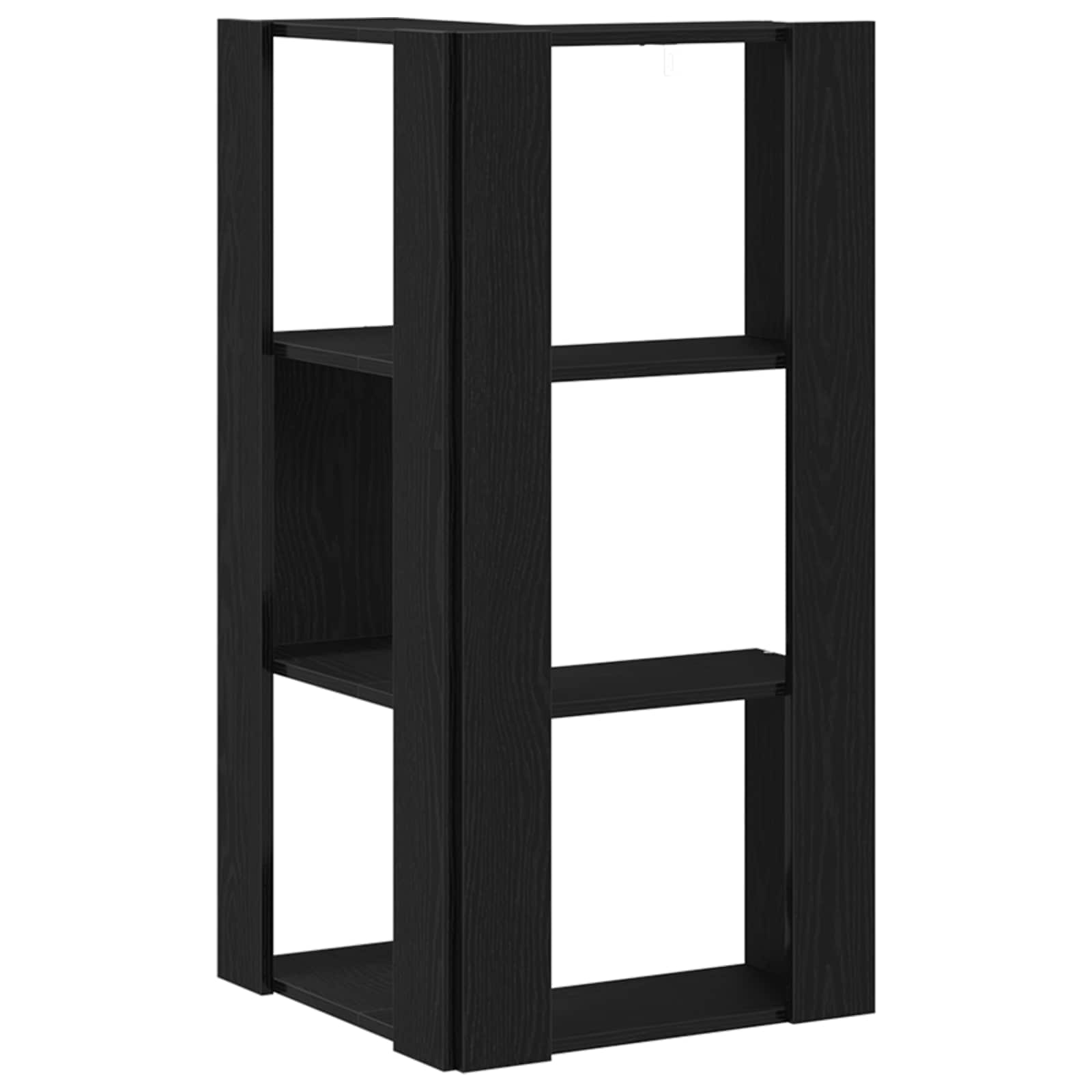 vidaXL Półka na książki Czarny Dąb 50 x 50 x102 cm
