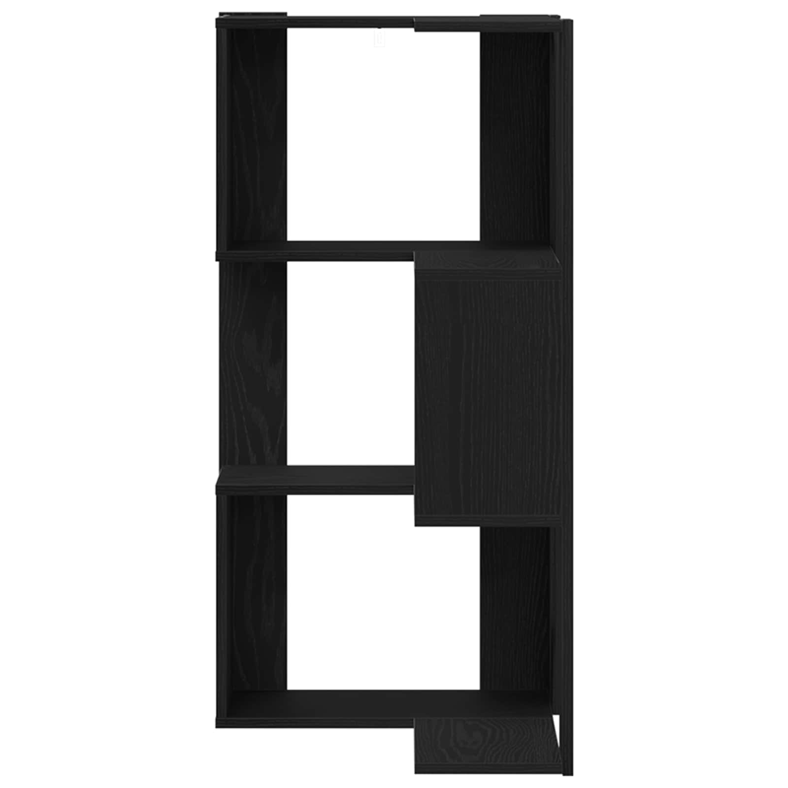 vidaXL Półka na książki Czarny Dąb 50 x 50 x102 cm