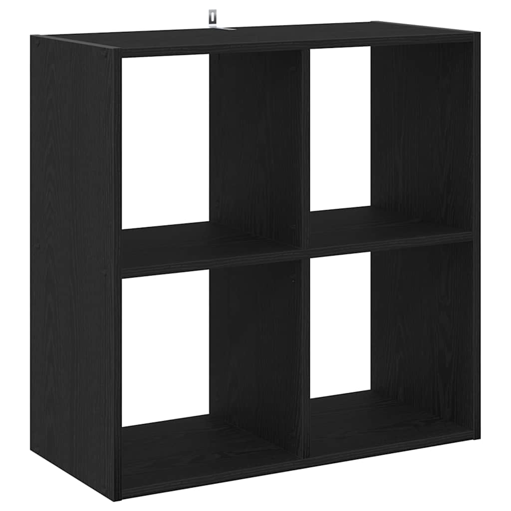 vidaXL Półka na książki Czarny Dąb 68,5 x 32 x 68,5 cm