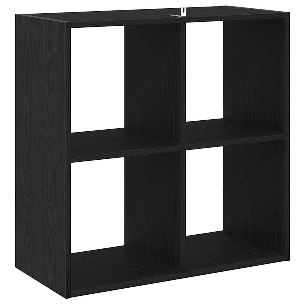 vidaXL Półka na książki Czarny Dąb 68,5 x 32 x 68,5 cm