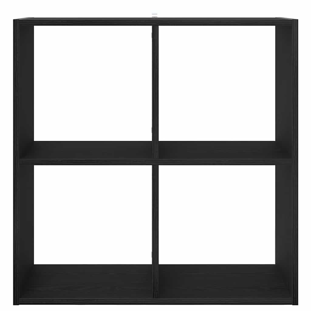 vidaXL Półka na książki Czarny Dąb 68,5 x 32 x 68,5 cm