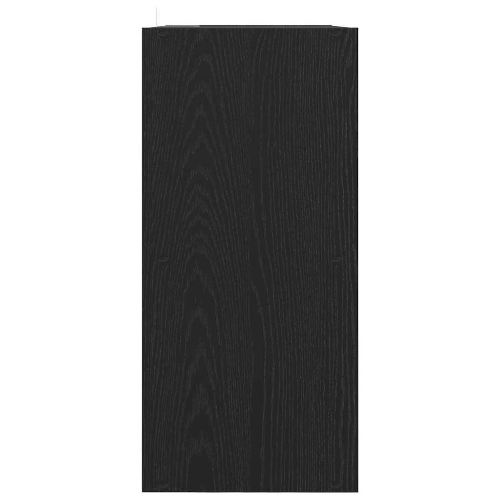 vidaXL Półka na książki Czarny Dąb 68,5 x 32 x 68,5 cm
