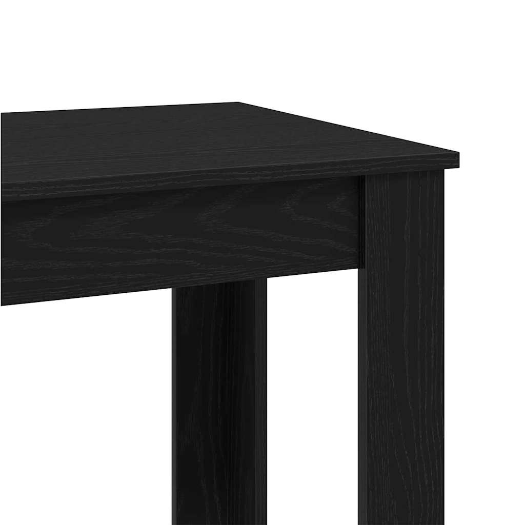 vidaXL Stół barowy Czarny Dąb 51 x 50 x 103.5 cm
