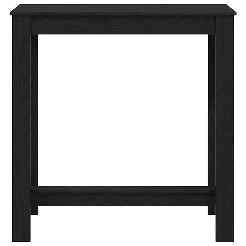 vidaXL Stół barowy Czarny Dąb 102 x 50 x 103.5 cm