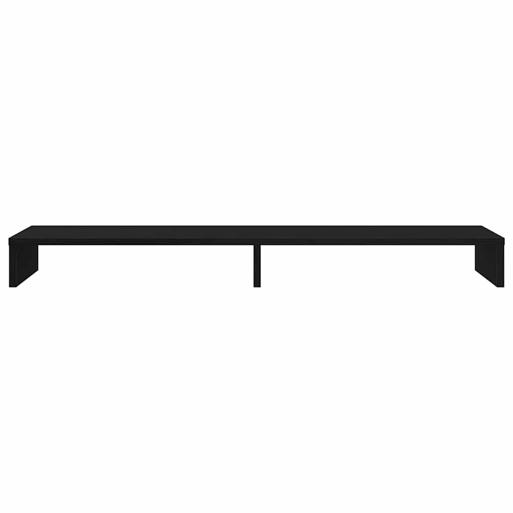 vidaXL Podstawka pod monitor, czarny dąb, 100x27x10 cm