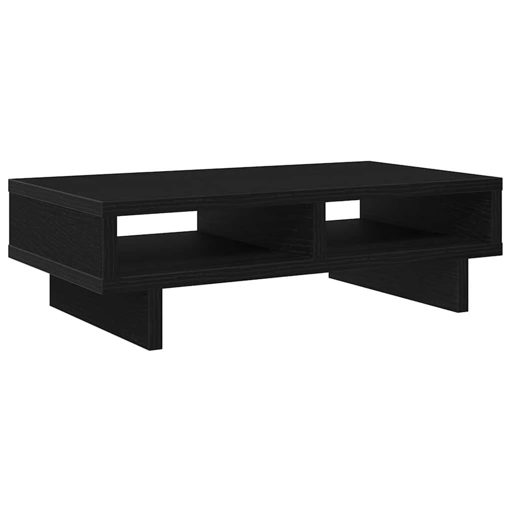 vidaXL Podstawka pod monitor, czarny dąb, 50x27x15 cm