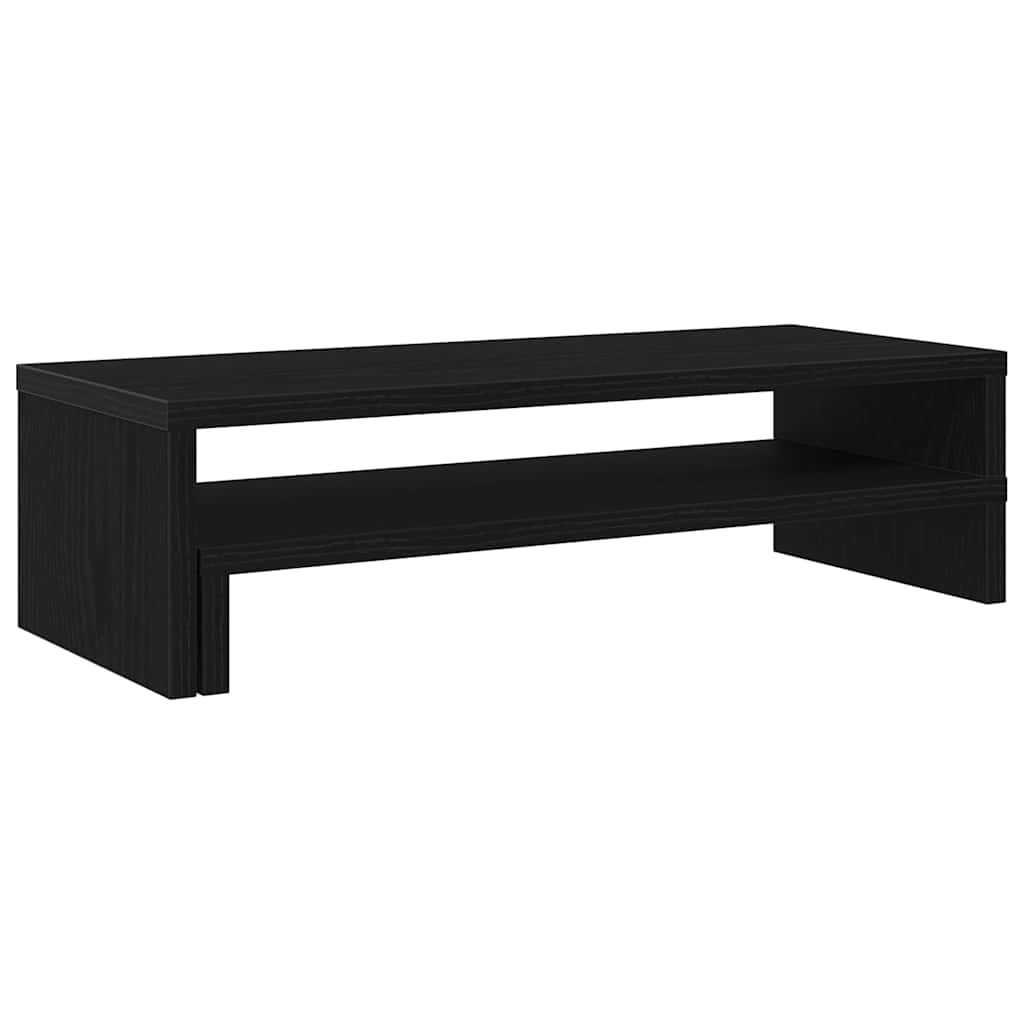 vidaXL Podstawka pod monitor, czarny dąb, 54x22x15 cm
