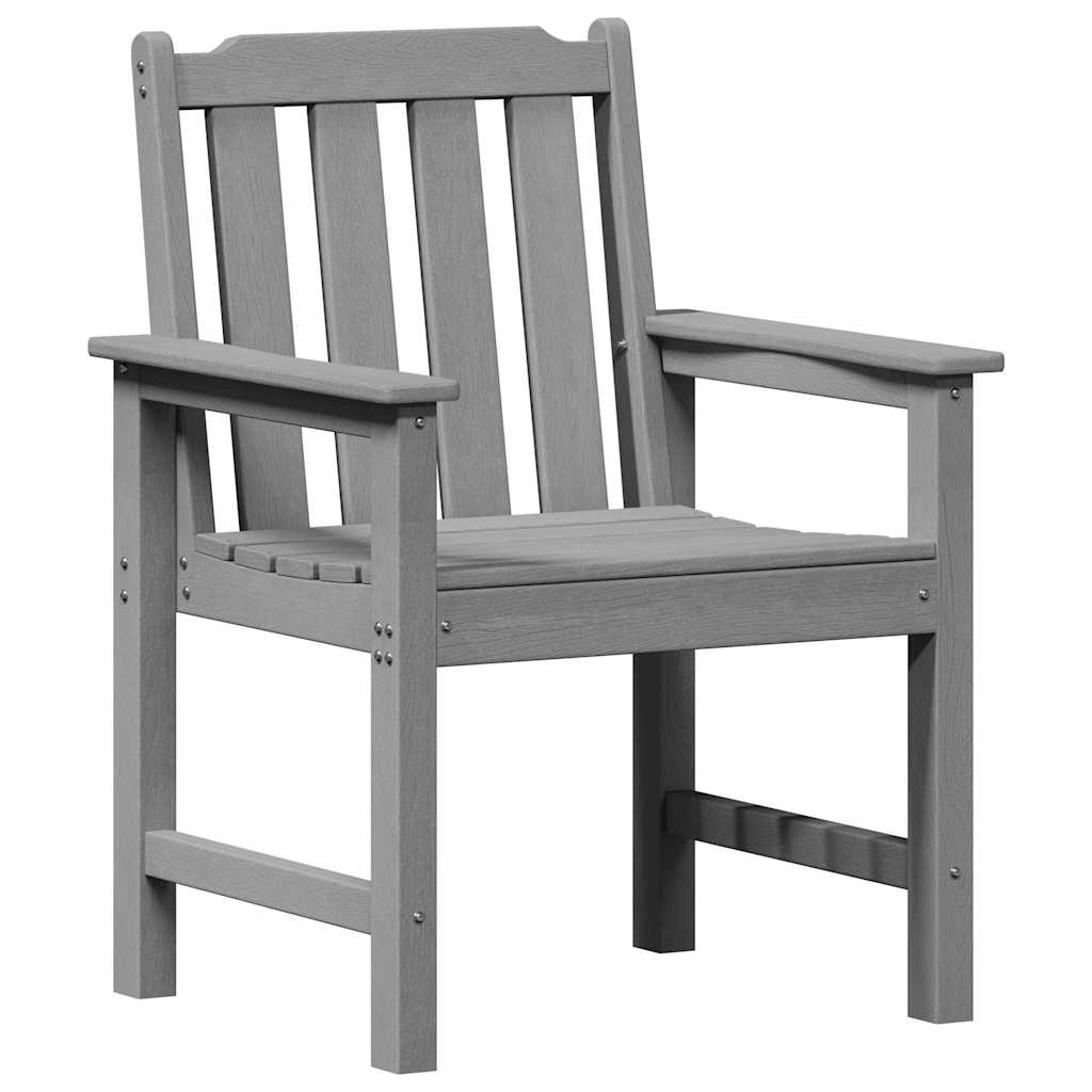 vidaXL Krzesło jadalne ogrodowe 2 pcs Jasnoszary 65,5 x 59 x 88 cm