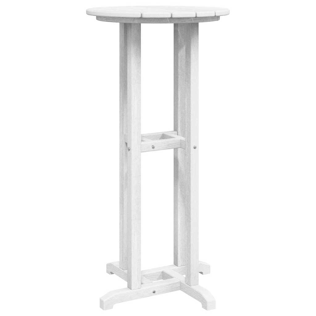 vidaXL Stół barowy Biały 55 x 55 x 107 cm Polietylen