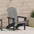 vidaXL Krzesło Adirondack Jasnoszary 82 x 74 x 92 cm HDPE