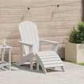 vidaXL Krzesło Adirondack Biały 82 x 74 x 92 cm HDPE